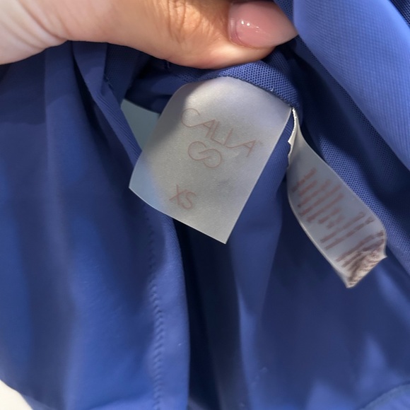 CALIA Women's High Support Cross Back Tankini Swim Top Royal Blue WSA23302 XS - Picture 3 of 6